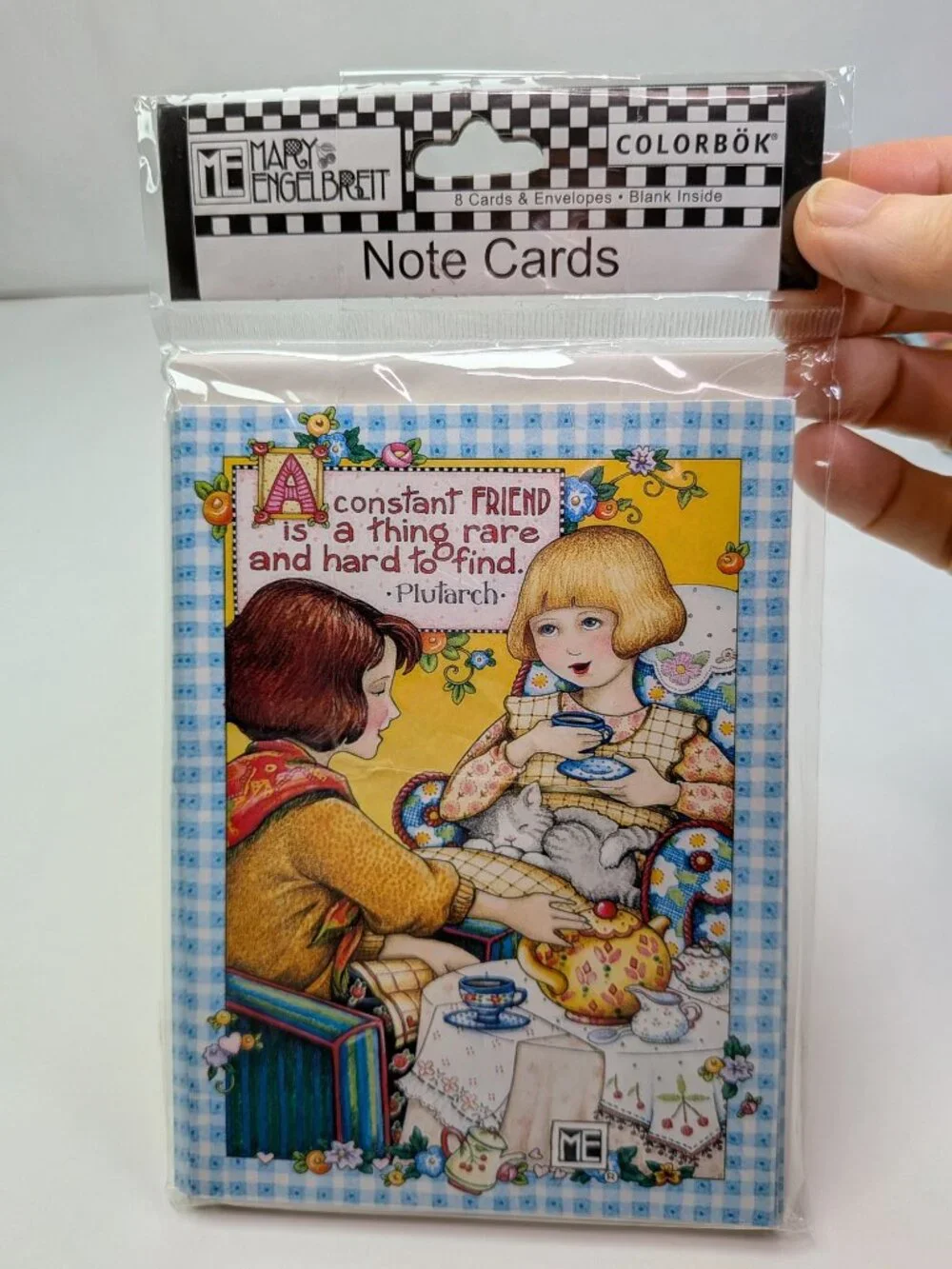 Vintage Mary Engelbreit Constant Friend Stationery Lot Journal Cards Sticky Note